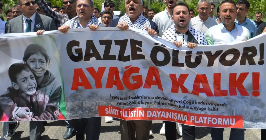 Siirt'te "Gazze İçin İntifada” programı yoğun katılımla gerçekleşti