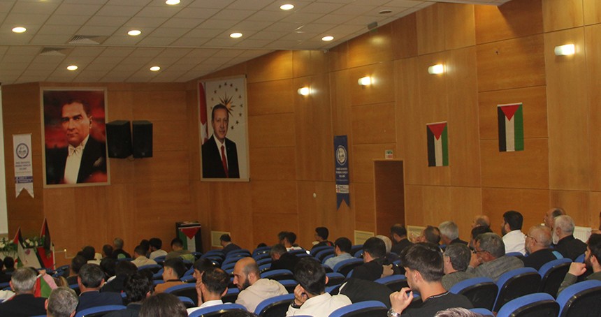 Bingöl Üniversitesi’nde "Gazze" temalı konferans düzenlendi