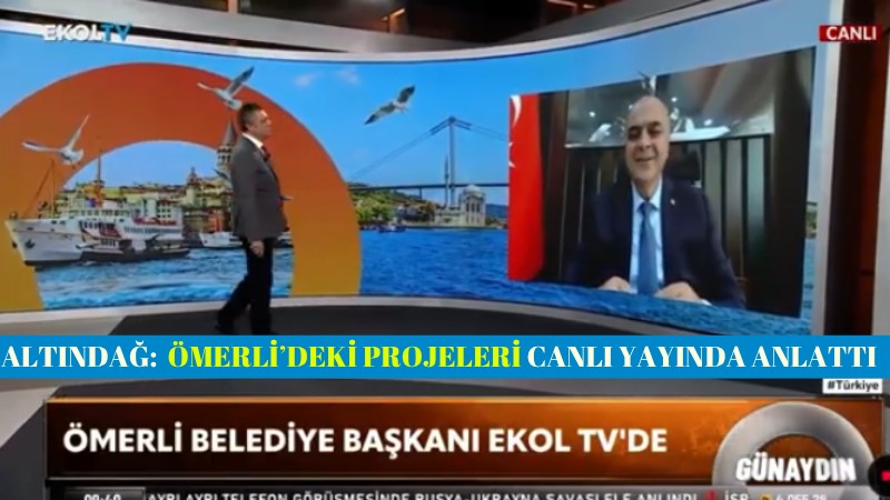 Ömerli'nin zenginliklerini canlı yayında anlattı