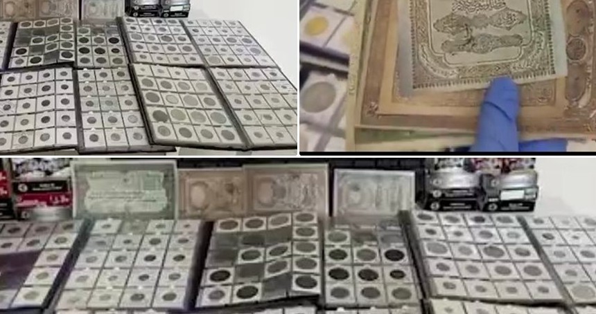 Bursa’da tarihi eser operasyonu: Yüzlerce tarihi sikke ele geçirildi