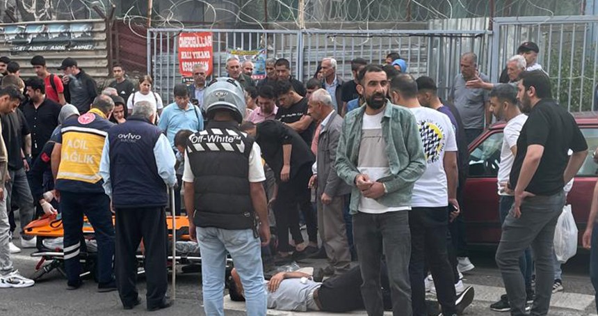 Diyarbakır’da motosiklet kazası: 2 yaralı