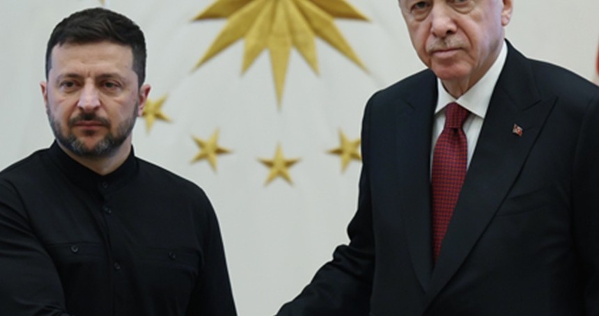 Ukrayna Devlet Başkanı Zelenskiy Beştepe'de
