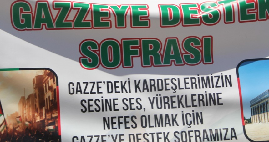 Bingöl'de “Gazze’ye Destek Sofrası” kermesi