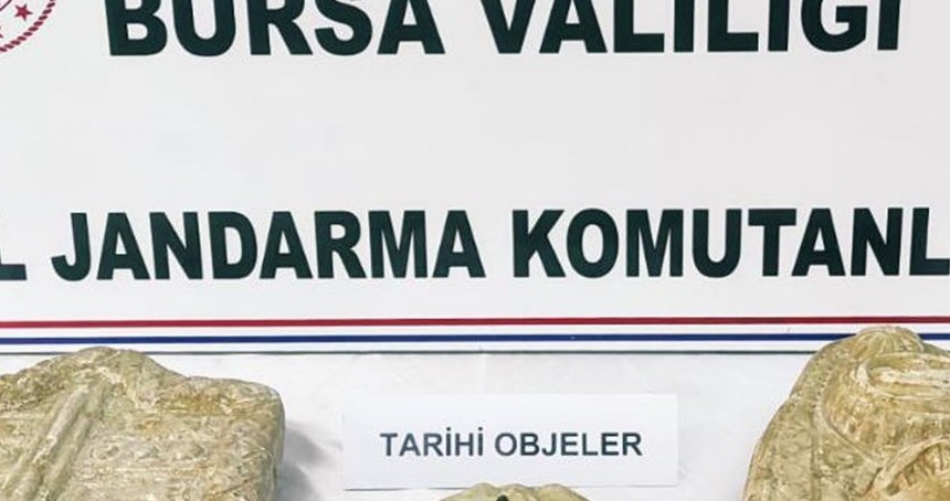 Bursa'da tarihi eser operasyonu: 2 gözaltı