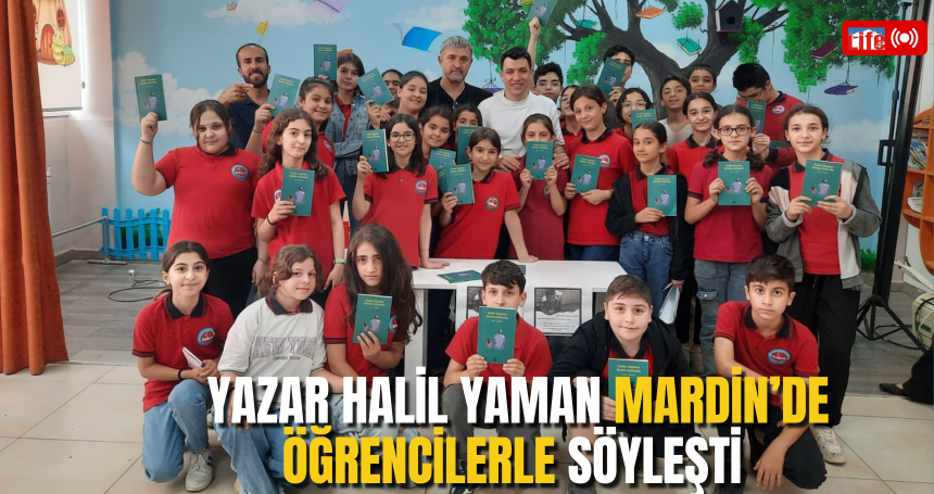 Yazar Halil Yaman Mardin’de öğrencilerle söyleşti