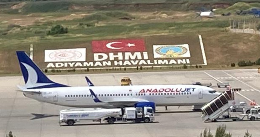 Adıyaman Havaalanı'nda nisan ayında 33 bin 859 yolcuya hizmet verildi