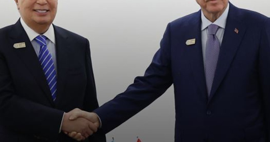 Cumhurbaşkanı Erdoğan, Kazakistan Cumhurbaşkanı Tokayev ile görüştü