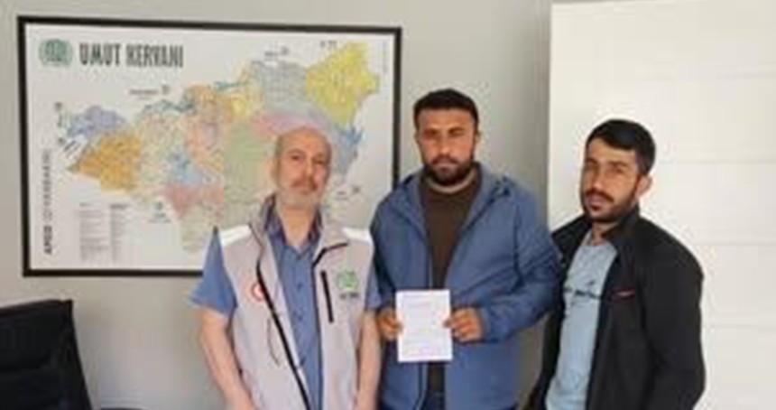 Topladıkları 250 bin TL.'yi Gazze için bağışladılar