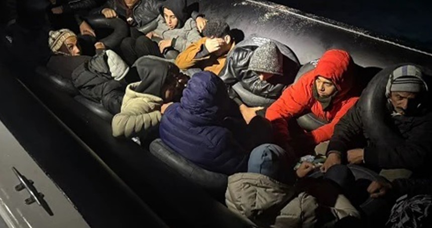 Muğla açıklarında 95 düzensiz göçmen yakalandı