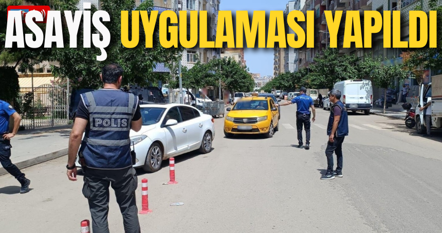 Mardin Emniyeti'nden Kızıltepe'de Geniş Çaplı Asayiş Uygulaması