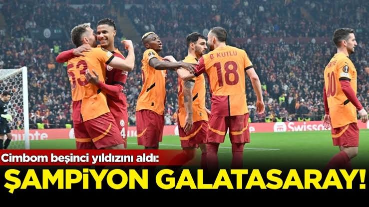 ŞAMPİYON GALATASARAY: 25 Şampiyonluk 5. Yıldız
