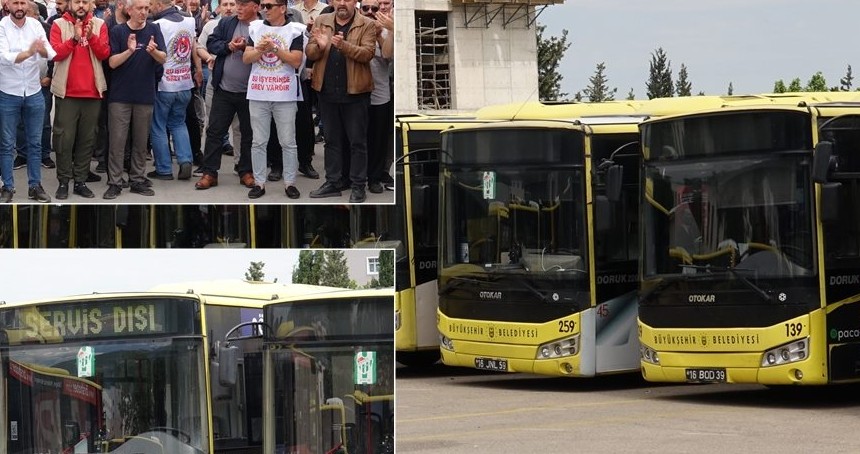 Bursa'da ulaşım krizi: Anlaşma sağlanamadı, ulaşım stajyer ve ring seferlerine kaldı