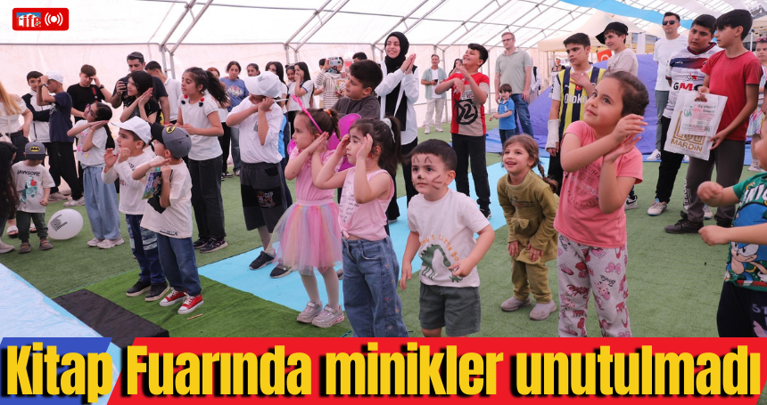 Kitap Fuarında minikler unutulmadı