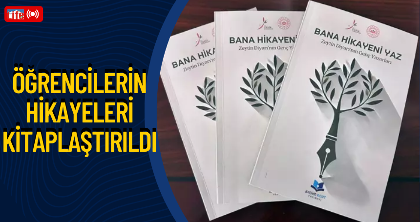 Öğrencilerin hikayeleri kitaplaştırıldı