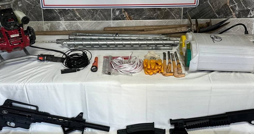 Adıyaman'da izinsiz kazı yapan 6 kişi yakalandı
