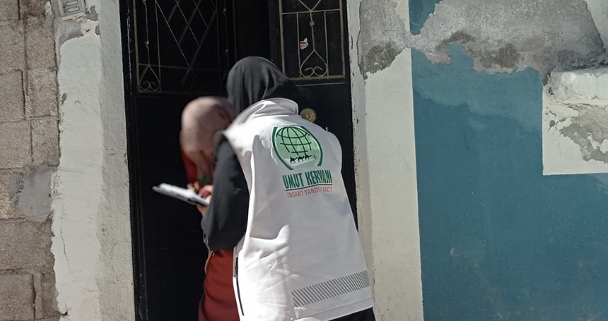 Gaziantep Umut Kervanı ihtiyaç sahibi ailelere gıda dağıtımı gerçekleştirdi
