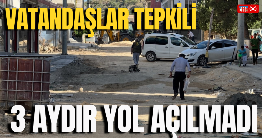 Vatandaşlar DEM'li belediyenin 3 aydır yolu ulaşıma açamamasına tepki gösterdi