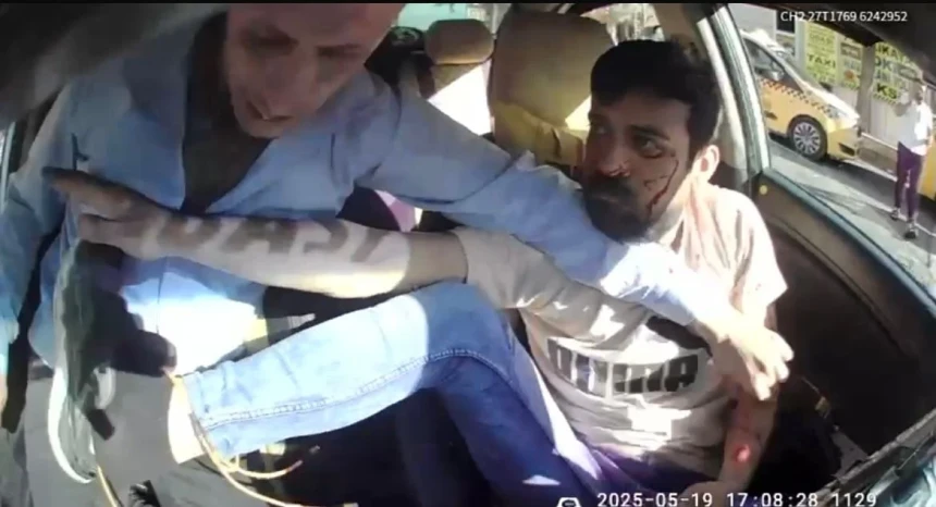 Yine bir taksiciye bıçaklı saldırı