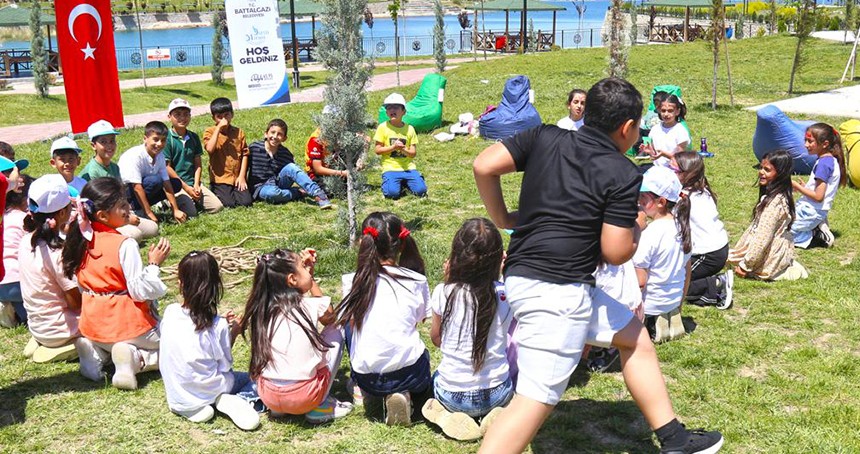 Battalgazi Belediyesi'nden çocukların dijital dünyada kaybolmamasına yönelik etkinlik
