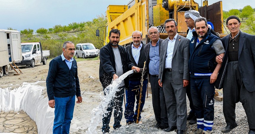 Büyükşehir Belediyesinden Meydancık'a temiz içme suyu