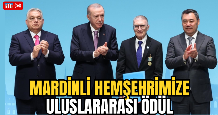 Mardinli Hemşehrimize  Uluslararası Ödül