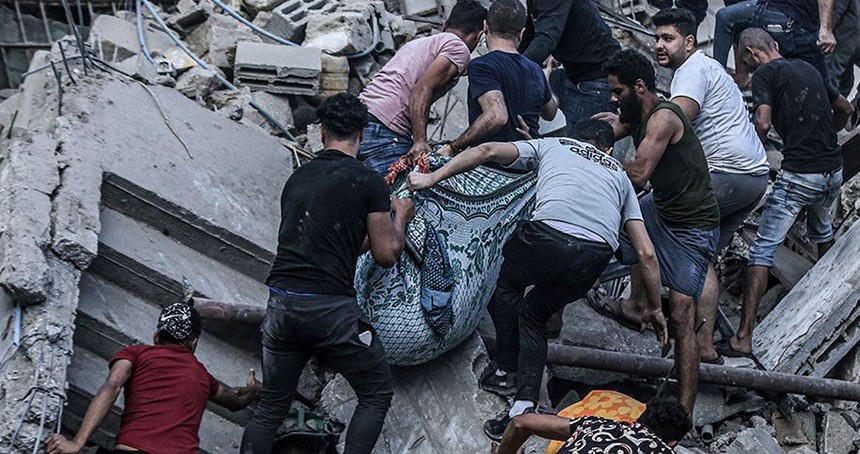 Siyonist işgal rejiminin saldırılarında 75 Gazzeli şehit oldu