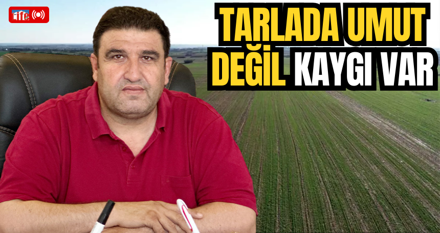 Tarlada umut değil kaygı var