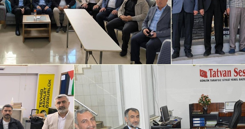 HÜDA PAR heyeti Bitlis'te temaslarda bulundu