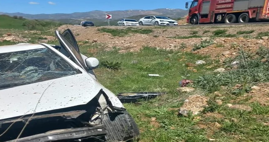 Bingöl’de kaza: 1 ölü, 2 yaralı