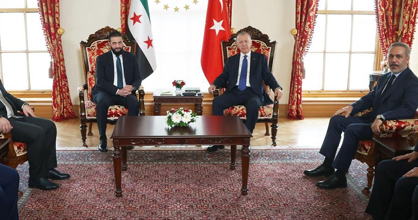 Cumhurbaşkanı Erdoğan, Suriye Cumhurbaşkanı Şara ile görüştü