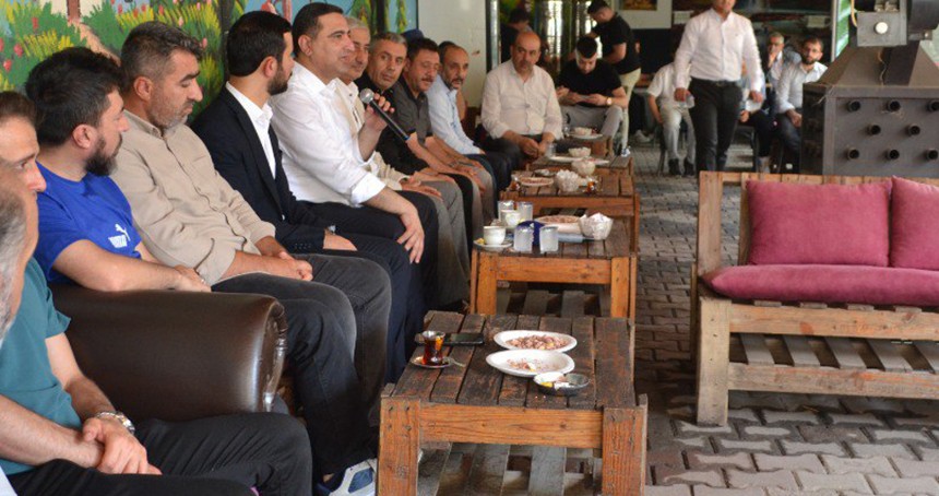 HÜDA PAR Milletvekili Serkan Ramanlı Bursa'da esnafı dinledi, vatandaşla buluştu