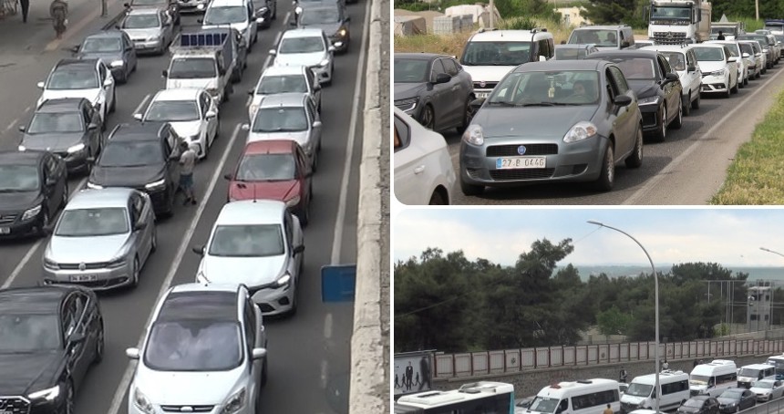 Seyrantepe trafiği adeta çileye dönüştü