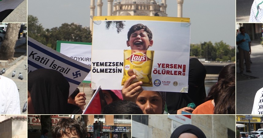 Çocuklardan boykot çağrısı: Filistin özgür olana kadar boykota devam
