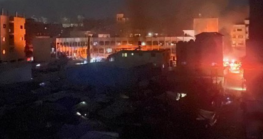 İşgalciler Gazze'de bir okulu bombaladı: 30 şehit, birçok kayıp
