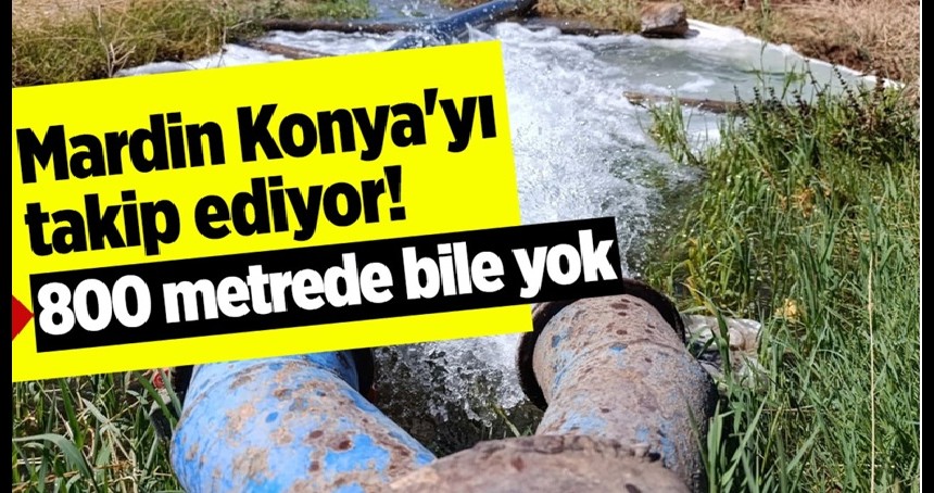Mardin'de Su Krizi Derinleşiyor! Su çıkarmak petrol çıkarmaktan daha zorlaştı!