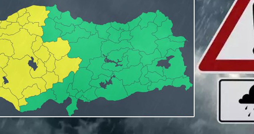 Meteoroloji'den 34 ile sarı kodlu uyarı!