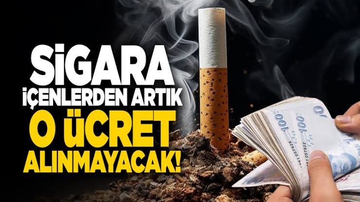 Sigara alırken dikkat! Artık o ücret alınmayacak