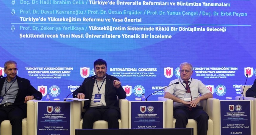 Yükseköğretimin geleceğinin tartışıldığı uluslararası kongrenin ilk günü tamamlandı