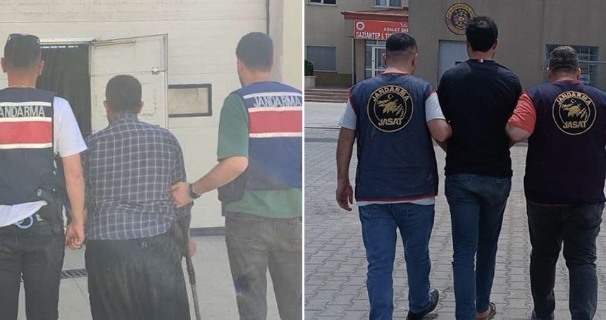 Gaziantep'te çeşitli suçlardan araması bulunan 2 kişi yakalandı