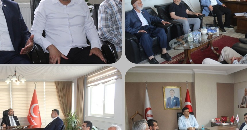 HÜDA PAR Elâzığ İl Başkanlığı'ndan siyasi partilere ziyaret