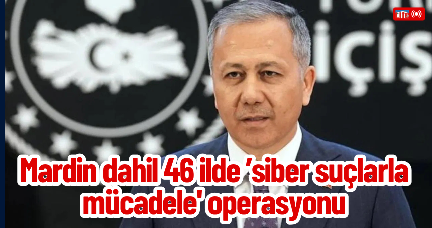 Mardin dahil 46 ilde ’siber suçlarla mücadele' operasyonu