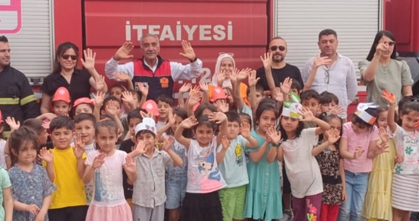 Siirt’te miniklere yangın güvenliği eğitimi