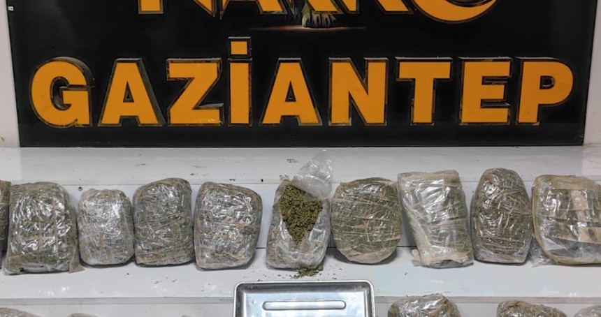 Gaziantep'te uyuşturucu operasyonu: 2 gözaltı