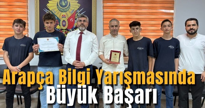 Mardinli Öğrencilerden Arapça Bilgi Yarışmasında Büyük Başarı