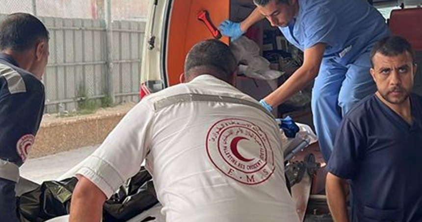 Refah'ta yardım dağıtım merkezine yönelik işgal saldırısında yaşlı kadın şehit oldu