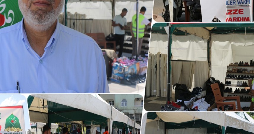 Şanlıurfa’da ihtiyaç sahipleri için kermes: Hem öğrencilere hem Gazze’ye destek