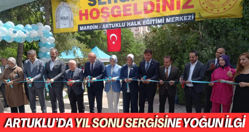 Hayat boyu öğrenen ve öğretenlerin sergisine büyük ilgi