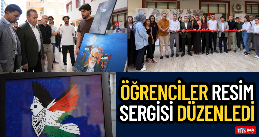 Öğrenciler resim sergisi düzenledi