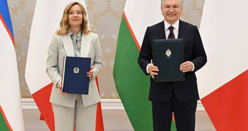 Özbekistan ile İtalya arasında Stratejik Ortaklık Anlaşması imzalandı