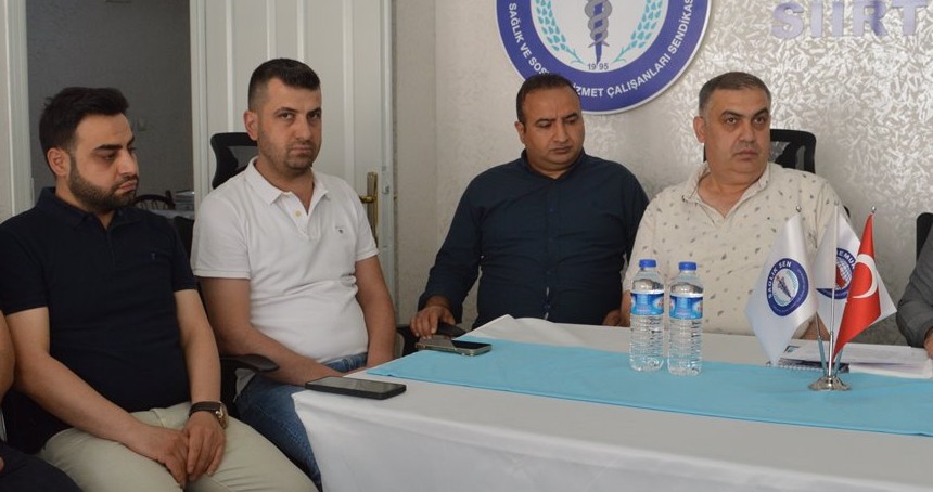 Sağlık-Sen Siirt Şube Başkanı Vesim Eviz: Taleplerimiz haklı, mücadelemiz kararlı